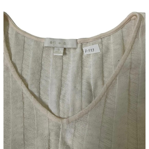 Eri and Ali Anthropologie Women Sz Small Boho Bohemian Crop Top Shirt Top 7-533 - Picture 3 of 9